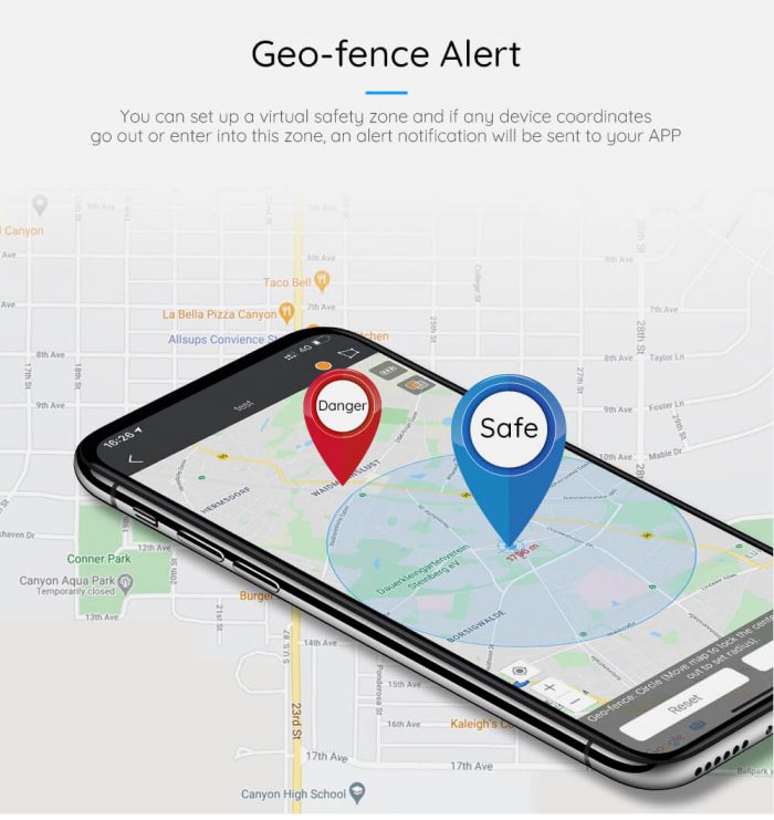 advanced car tracker Geo Fence Alerts